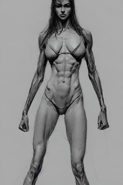 female muscle